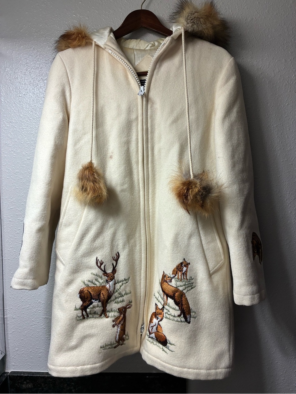 Northern Sun Limited Edition Fur/Wool Coat 507/900